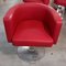 Rote Vintage Sessel, 4er Set 1