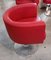 Vintage Red Armchairs, Set of 4 2