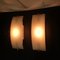 Keria Sconces in Frosted Glass and Metal, 1990s, Set of 2 5
