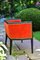 Oranger Art Deco Sessel 5
