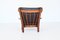 Brazilian Ox Lounge Chairs in Rosewood and Leather, 1960, Set of 2, Image 18