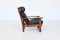 Brazilian Ox Lounge Chairs in Rosewood and Leather, 1960, Set of 2, Image 17