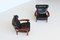 Brazilian Ox Lounge Chairs in Rosewood and Leather, 1960, Set of 2, Image 7