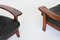 Brazilian Ox Lounge Chairs in Rosewood and Leather, 1960, Set of 2, Image 15