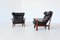 Brazilian Ox Lounge Chairs in Rosewood and Leather, 1960, Set of 2, Image 2
