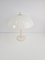 Lampe de Bureau Champignon Space Age Vintage en Blanc, 1970s 5