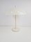 Vintage Space Age Mushroom Table Lamp in White, 1970s 4