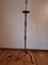 Antique Wrought Iron Floor Lamp with Silk Cylindrical Lampshade 6
