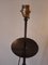 Antique Wrought Iron Floor Lamp with Silk Cylindrical Lampshade 13