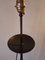 Antique Wrought Iron Floor Lamp with Silk Cylindrical Lampshade 16