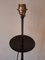 Antique Wrought Iron Floor Lamp with Silk Cylindrical Lampshade 15