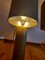 Kupfer Tischlampen mit Zylindrischem Lampenschirm aus Grüner Seide, 2er Set 12