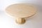 Round Travertine Dining Table, Italy, 1970s 8