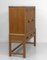 Waring & Gillow Oak Arts & Crafts Cotswold School Manner Cabinet on Stand 1920 15