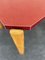 Tavolo rosso di Bruno Rey per Dietiker, anni '70, Immagine 6