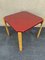 Mesa en rojo Forma de Bruno Rey para Dietiker, años 70, Imagen 5