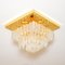 Lámpara de techo vintage de cristal de Murano atribuida a Paulo Venini, años 70, Imagen 1