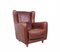 Brown Leather Armchair, 1990s, Image 1