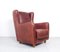 Brown Leather Armchair, 1990s, Image 3