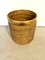 Rattan and Brass Jar Cover, 1970s, Image 1