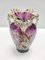Böhmische Vintage Amethyst Vase aus mundgeblasenem Glas mit Salamander, 1890er 7