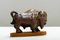 Stoneware-Chamotte Brown Brutalist Bull by Gunnar Nylund for Rörstrand, 1960s, Image 4