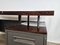 Iron Desk with Rosewood Laminate Top from Mobiltecnica Turin, Italy, 1970s 8