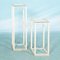 White Side Tables by Pierre Vandel, 1980s, Set of 2 1