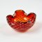 Murano Glass Bowl or Ashtray with Gold Dust & Air Bubbles from Barovier & Toso, Italy, 1960s 1