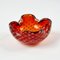Murano Glass Bowl or Ashtray with Gold Dust & Air Bubbles from Barovier & Toso, Italy, 1960s, Image 1