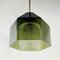 Mid-Century Scandinavian Glass Ceiling Light attributed to Carl Fagerlund for Orrefors, 1960s 4