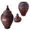 Terracotta Vases with Lids, Set of 2 7