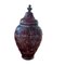 Terracotta Vases with Lids, Set of 2 2