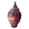 Terracotta Vases with Lids, Set of 2 12