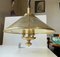 Vintage Nautical Ship S Pendant Lamp in Pierced Brass, 1970s, Image 1