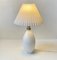 Cocoon Table Lamp in White Glass by Peter Svarrer from Holmegaard, Image 2