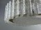 Ice Glass Ceiling Lamp from Doria Leuchten, Germany, 1970s 9