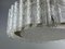 Ice Glass Ceiling Lamp from Doria Leuchten, Germany, 1970s, Image 9