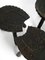 Taburetes de herradura Mid-Century de pino, años 50. Juego de 4, Imagen 11