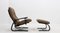 The Panter Reclining Armchair & Ottoman from Westnofa, 1970s, Set of 2 5