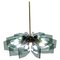 Mid-Century Modern Glass Suspension in the style Fontana Arte, 1960s 1