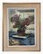 Nicola Sponza, Flowers, Oil Painting on Canvas, 20th Century, Framed 1