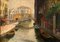 Gino Salviati, Rio De SM Formosa, Venecia, siglo XX, óleo sobre lienzo, Enmarcado, Imagen 2