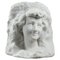 Buste de Jeune Femme en Marbre de Carrare, 19ème Siècle, 1890s 1