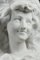 19th Century Bust of Young Woman in Carrara Marble, 1890s, Image 11