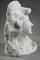 19th Century Bust of Young Woman in Carrara Marble, 1890s, Image 6