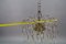 Italian Clear Murano Glass and Chromed Brass Three-Light Waterfall Chandelier, 1970s 18