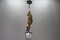 Lampe à Suspension avec Sculpture Mountain Climber Sculptée à la Main et Lanterne, 1930s 8