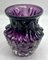Violette Vase von Ingrid Glas, 1970er 2