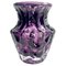 Violette Vase von Ingrid Glas, 1970er 1